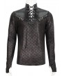 Devil Fashion Black Gothic Punk Metal Daily Wear Long Sleeve T-Shirt for Men