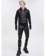 Devil Fashion Black Gothic Punk Stylish Daily Wear Vest Top for Men