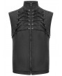 Devil Fashion Black Gothic Punk Stylish Daily Wear Vest Top for Men