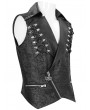 Devil Fashion Black Gothic Punk Short Vest for Men