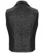 Devil Fashion Black Gothic Punk Short Vest for Men