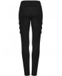 Punk Rave Black Gothic Punk Sexy Tight Long Denim Pants for Women