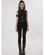 Punk Rave Black Gothic Punk Daily Wear Long Tight Jeans for Women