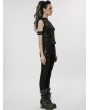 Punk Rave Black Gothic Punk Daily Wear Long Tight Jeans for Women
