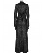 Punk Rave Black Gothic Sexy Elegant Long Sleeve Slit Party Dress