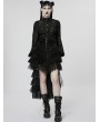 Punk Rave Black Gothic Cute Heart Cool Girl High-Low Tulle Skirt