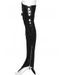 Punk Rave Black Gothic Punk Denim Slim Fit Leg Warmers for Women