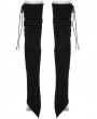 Punk Rave Black Gothic Punk Denim Slim Fit Leg Warmers for Women