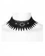 Punk Rave Black Gothic Punk Belt Lace Choker