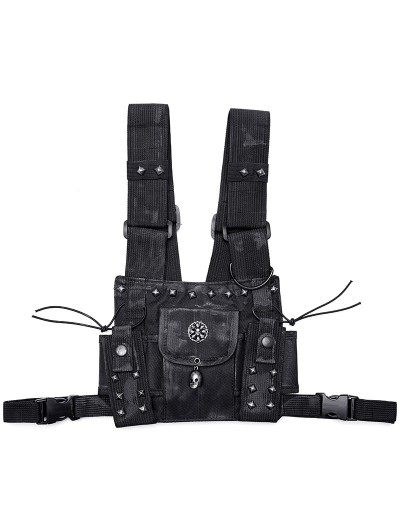 Punk Rave Gothic Post-Apocalyptic Punk Style Strap Bag