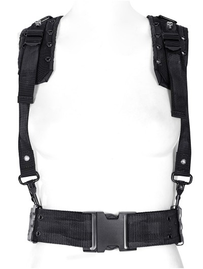 Punk Rave Gothic Post-Apocalyptic Style Handsome Belt Harness