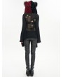 Devil Fashion Black and Red Gothic Punk Winter Warm Earflap Hat