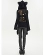 Devil Fashion Black Gothic Punk Rivet Cute Warm Earflap Hat