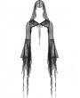 Dark in Love Black Gothic Spider Exaggerated Sleeves Hooded Cape for Women