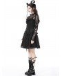 Dark in Love Black Vintage Gothic Lace Long Sleeves Shirt for Women
