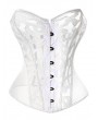 Black/White Sexy Hollow Out Lace Gothic Overbust Corset