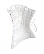 Black/White Sexy Hollow Out Lace Gothic Overbust Corset