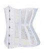 Black/White Bridal Mesh Underbust Waist Training Corset