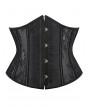 Black Gothic Satin Underbust Body Shaping Underbust Corset