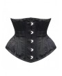 Black/White/Pink Vintage Waist Training Gothic Underbust Corset