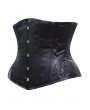 Black/White/Pink Vintage Waist Training Gothic Underbust Corset