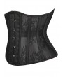 Black Lace Mesh Body Shaping Underbust Bridal Corset