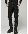 Punk Rave Black Gothic Punk Broken Hole Daily Wear Denim Trousers for Men