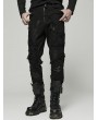 Punk Rave Black Gothic Punk Broken Hole Daily Wear Denim Trousers for Men