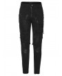 Punk Rave Black Gothic Punk Broken Hole Daily Wear Denim Trousers for Men