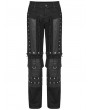 Punk Rave Black Gothic Punk Detachable Two-Wear Pants for Men