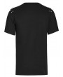 Punk Rave Black Gothic Punk Daily Asymmetric Drop Collar Short Sleeve T-Shirt for Men