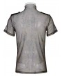 Punk Rave Coffee Gothic Doomsday Printed Mesh Short Sleeve T-Shirt for Men