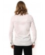 Pentagramme White Gothic Vintage Disco Jabot Long Sleeve Shirt for Men