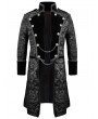 Pentagramme Black Printing Pattern Vintage Gothic Party Swallow Tail Jacket for Men