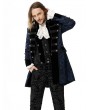 Pentagramme Blue Retro Gothic Jacquard Party Jacket for Men