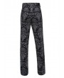 Pentagramme Black Aristocrat Vintage Gothic Print Pattern Pants for Men