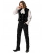 Pentagramme Black Aristocrat Vintage Gothic Print Pattern Pants for Men