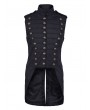 Pentagramme Black Retro Gothic Steampunk Uniform Style Waistcoat for Men
