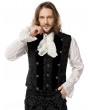 Pentagramme Black Brocade Gothic Victorian Party Vest for Men