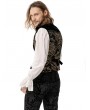 Pentagramme Gold Brocade Gothic Victorian Party Vest for Men