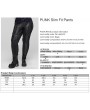 Punk Rave Black Gothic Punk Symmetrical Slim Fit Long Leather Plus Size Pants for Women