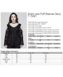 Punk Rave Black Gothic Lace Long Sleeves Sexy Daily Plus Size T-Shirt for Women