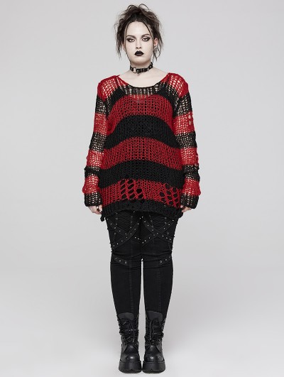 PUNK RAVE / NIGHTMARE ACADEMY RED CARDIGAN Free レッド H-25-02-13-066-PU-TO-KB-ZT353 Punk Rave Australia WM-063RD Womens Gothic Black & Red