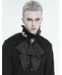 Devil Fashion Black Gothic Retro Ruffle Lace Party Bow Tie for Men