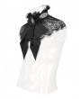 Devil Fashion Black Gothic Retro Ruffle Lace Party Bow Tie for Men