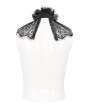 Devil Fashion Black Gothic Retro Ruffle Lace Party Bow Tie for Men