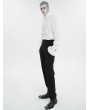 Devil Fashion White Gothic Retro Palace Frilly Long Sleeve Shirt for Men