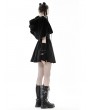 Dark in Love Black Gothic Bear Ear Gothic Lolita Hooded Short Cape for Women