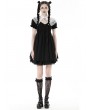 Dark in Love Black Gothic Lolita Cross Princess Dress with Detachable Collar