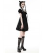 Dark in Love Black Gothic Lolita Cross Princess Dress with Detachable Collar